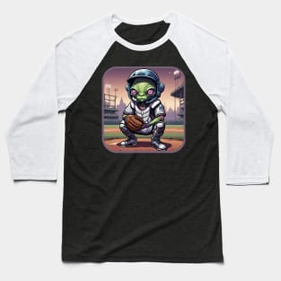 Catcher on the Martian Team. Baseball T-Shirt